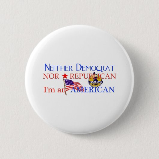 ndnr libertarian ronde button 5,7 cm (Voorkant)