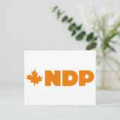 NDP LOGO BRIEFKAART (Staand voorkant)