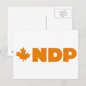 NDP LOGO BRIEFKAART (Voorkant / Achterkant)