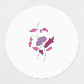 Ndrrmc Style, Soft Paars, Jazzberry Jam Labels (Design 1)