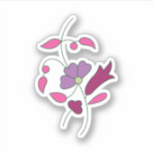 Ndrrmc Style, Soft Paars, Jazzberry Jam Sticker (Voorkant)