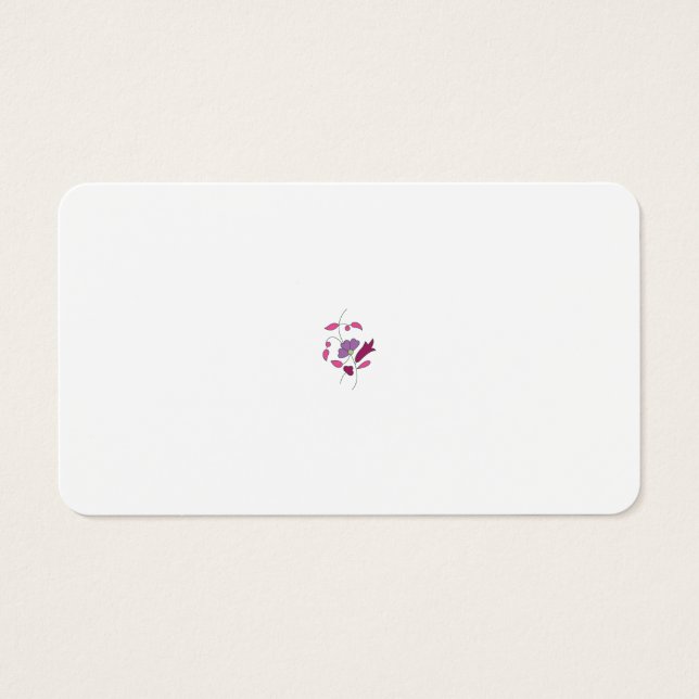 Ndrrmc Style, Soft Paars, Jazzberry Jam Visitekaartje (Voorkant)