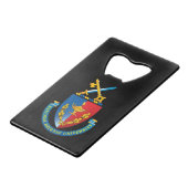 NDU CREDITKAART FLESSENOPENER (Voorkant Gekanteld)