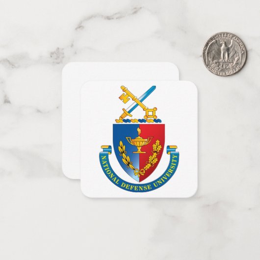 NDU-notitiekaarten Notitiekaartje (Voorkant / Achterkant in situ)