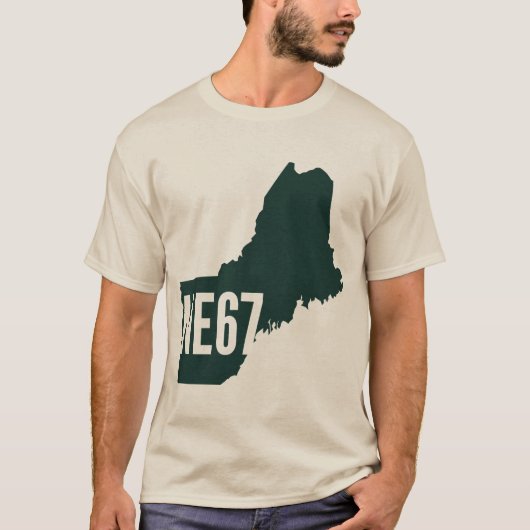 NE67-lijst Lange hoes T-shirt (Voorkant)