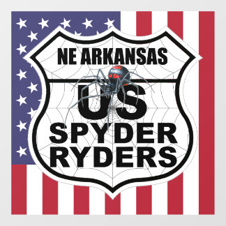 NE Arkansas-hoofdstuk - Decal Vlag & Logo