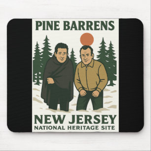 Ne Barrens New Jersey Grafisch ontwerp  Muismat