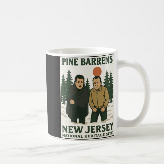 Ne Barrens New Jersey Graphic Design  Koffiemok (Rechts)
