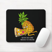 Ne Belongs On Zza Lover Funny Food Pun Muismat (Met muis)