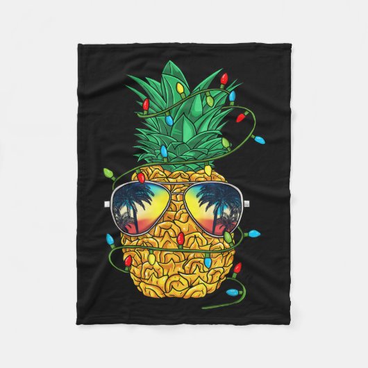 Ne Christmas In July Trocal Christmas Hawaiian  Fleece Deken (Voorkant)