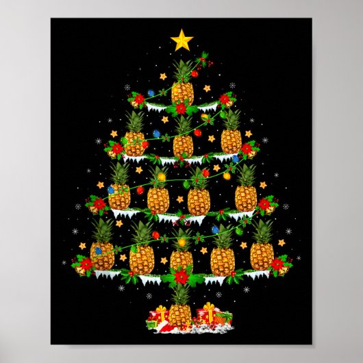 Ne Christmas Tree Lights Funny Ne Xmas Tank Top  Poster (Voorkant)