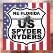 NE Florida Hoofdstuk - Decal Vlag & Logo (Vel 2)