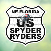 NE Florida Hoofdstuk - Sticker Hoofdstuk Logo (Vel 3)