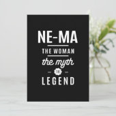 Ne-Ma de vrouw de mythe de legende Kaart (Staand voorkant)