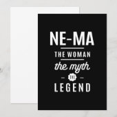 Ne-Ma de vrouw de mythe de legende Kaart (Voorkant / Achterkant)