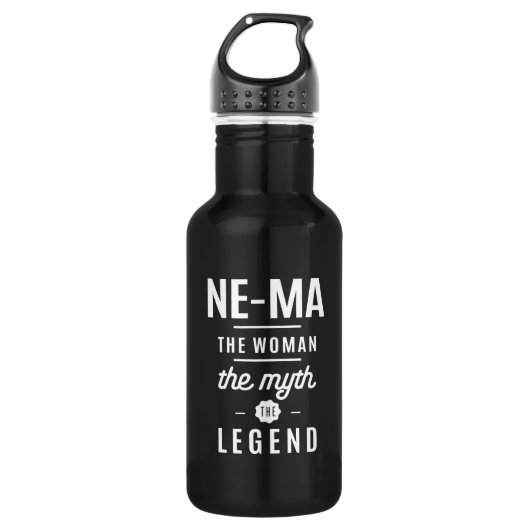 Ne-Ma de vrouw de mythe de legende Waterfles (Voorkant)