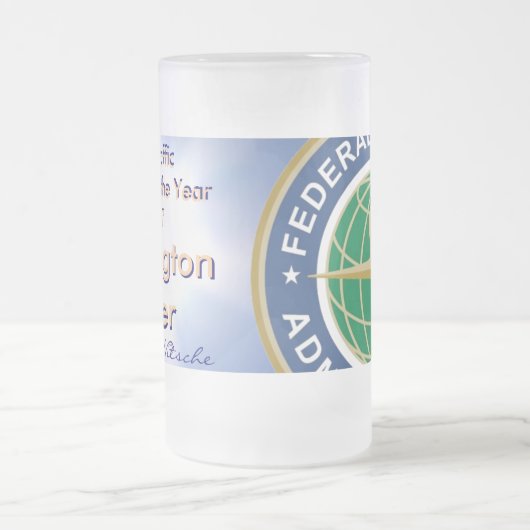 NE-naam Gepersonaliseerd - Gepersonaliseerd Matglas Bierpul (Center)