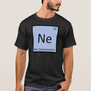 Ne - Neo-Expressionisme Kunst Chemie Symbool T-shirt