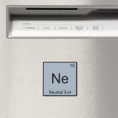 Ne - Neutraal Kwaad Grappig Chemie Element Symbool Magneet (Insitu (Vaatwasser))