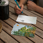 Ne Pali Coast Kauai Hawaii Waterverf Briefkaart