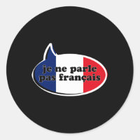 Ne Parle Pas Franã§Ais Vlag Toeristische Reis Stud