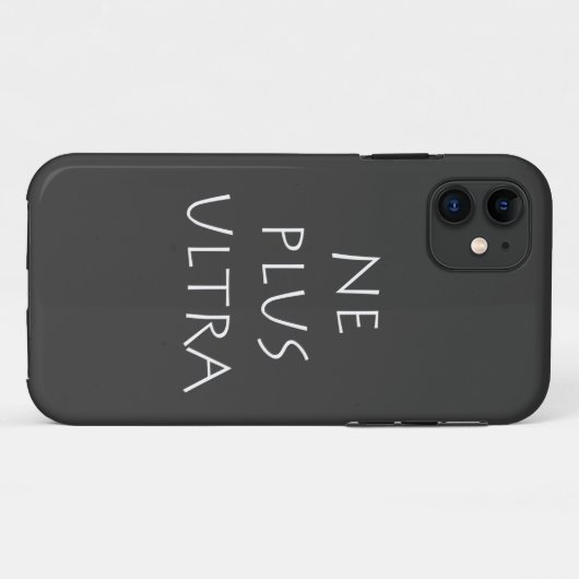 Ne Plus Ultra Case-Mate iPhone Case (Achterkant (horizontaal))