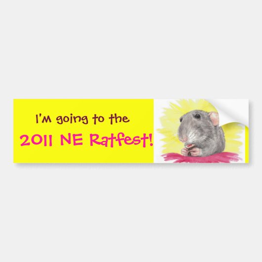 NE RatFest Bumpersticker 2011 (Voorkant)