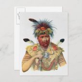 Ne-Sou-A-Quoit, Fox Chief Briefkaart (Voorkant / Achterkant)