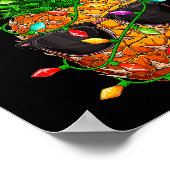 Ne Sungles Lights July Trocal Christmas Hawaiian  Poster (Hoek)