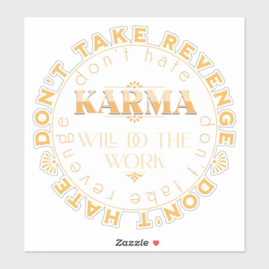 Ne The Venge Pas Citation Inspiration Message Sticker (Vel)