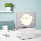 Ne The Venge Pas Citation Inspiration Message Sticker (Laptop op bureau)