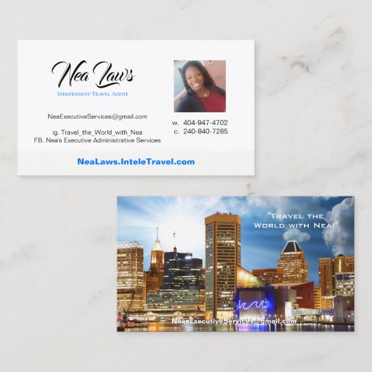 Nea Laws #2 Visitekaartje (Voorkant / Achterkant)