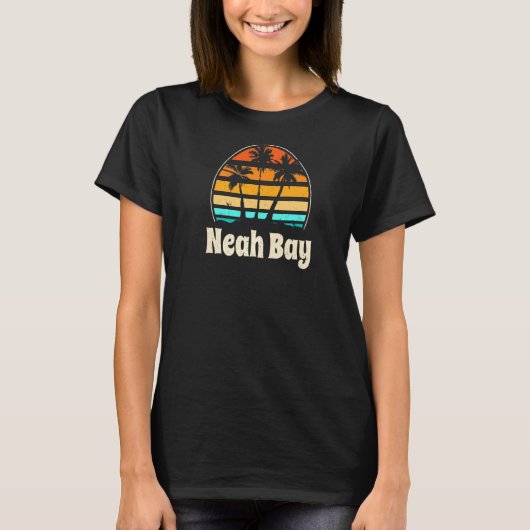 Neah Bay Washington Beach Wa Beach T-shirt (Voorkant)