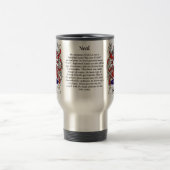 Neal Family Coat on a Travel Mug Reisbeker (Center)