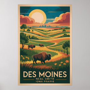 Neal Smith Refuge   Vintage Iowa Poster