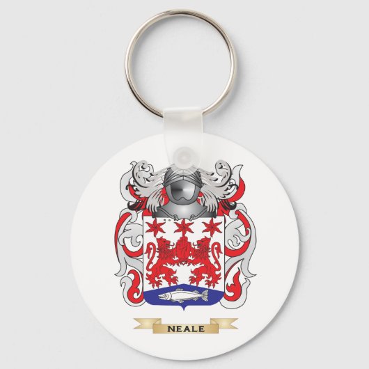 Neale jeklaag van wapens (familiekust) sleutelhanger (Voorkant)