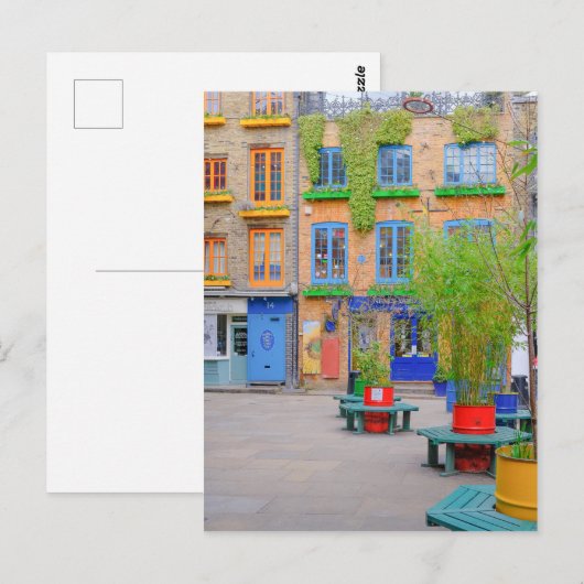 Neal's Yard, Covent Garden, Londen Verenigd Konink Briefkaart (Voorkant / Achterkant)