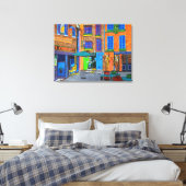 Neal's Yard London canvas kunst (Insitu (Slaapkamer))