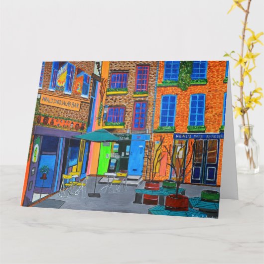 Neal's Yard London Wenskaart Kaart (Gele Bloem)