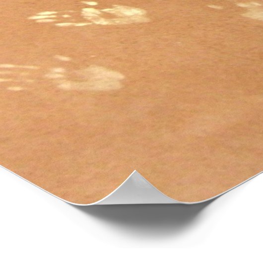 Neandertaler in Kalk Poster (Hoek)