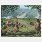 NEANDERTHAL FLEECE DEKEN (Voorkant (Horizontaal))