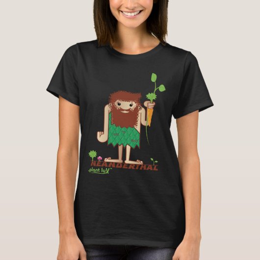 NEANDERTHAL   STONE AGED PALEOLITHIC CAVEMAN T-SHIRT (Voorkant)