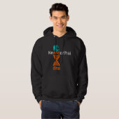 Neanderthaler DNA dubbele helix genetisch Hoodie (Voorkant volledig)