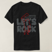 Neanderthaler DNA Lets Rock T-shirt (Design voorkant)