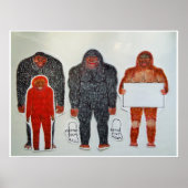 Neanderthaler en 3 vrienden, poster (Voorkant)