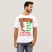Neanderthaler gedetecteerd t-shirt (Voorkant volledig)
