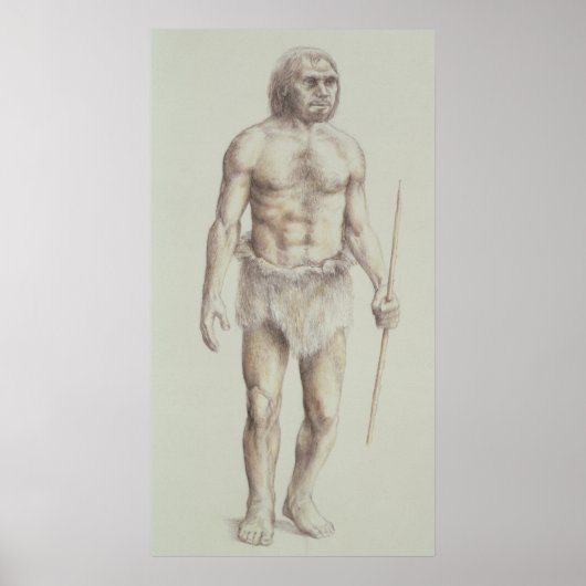 Neanderthaler Man Poster (Voorkant)