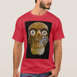 Neanderthaler met blauwe ogen t-shirt