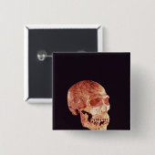 Neanderthaler ontdekt op Mt Carmel Vierkante Button 5,1 Cm (Voorkant /achterkant)