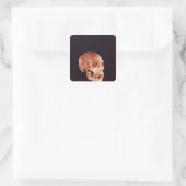 Neanderthaler ontdekt op Mt Carmel Vierkante Sticker (Tas)